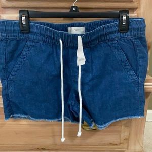 Loft drawstring shorts